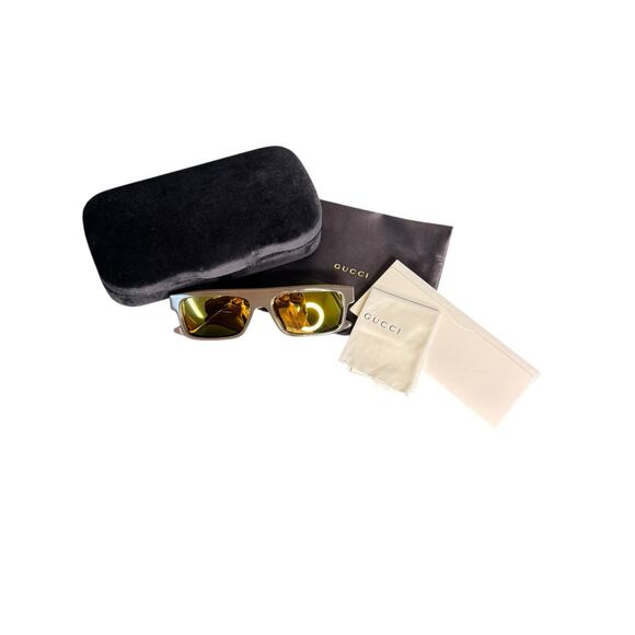 Gucci NWT GG1616 Browline Men’s Sunglasses in Brown - Picture 2 of 16